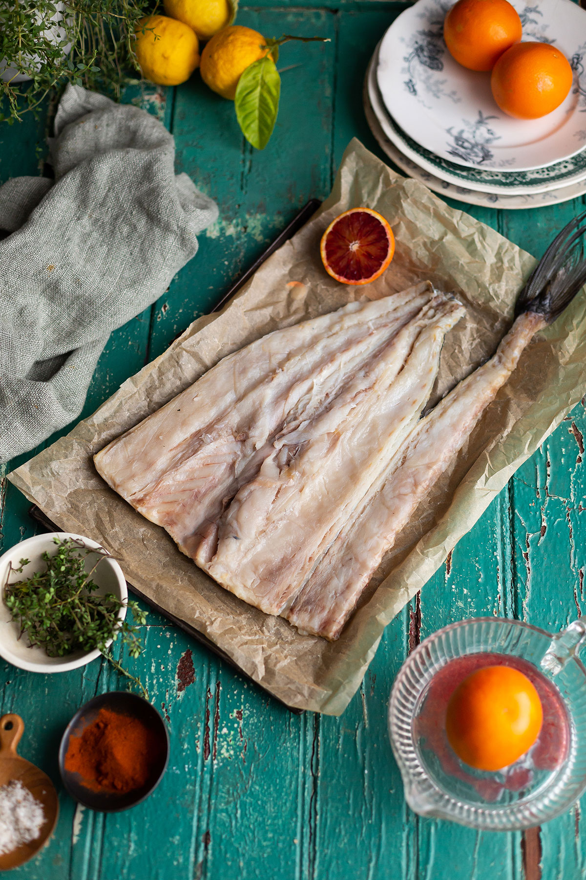 Snoek à cuire sur un feu (BBQ)